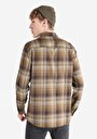 thumb-Afficher les détails de Chemise À Manches Longues Kaki Regular Fit   Homme