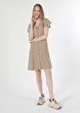 thumb-Afficher les détails de Robe Beige Regular Fit    Femme