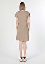 thumb-Afficher les détails de Robe Beige Regular Fit    Femme