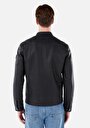 thumb-Afficher les détails de Veste Pu Noir    Homme