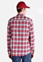 thumb-Afficher les détails de Chemise À Manches Longues Rouge Slim Fit   Homme