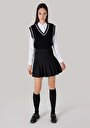 thumb-Afficher les détails de Jupe Noir Mini Skirt    Femme
