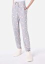 thumb-Afficher les détails de Pantalon De Survêtement Gris Regular Fit Femme
