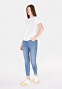 thumb-Afficher les détails de 760 Diana Pantalon    En Jean Skinny Fit Femme