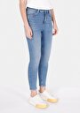 thumb-Afficher les détails de 760 Diana Pantalon    En Jean Skinny Fit Femme