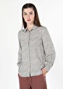 thumb-Afficher les détails de Chemise À Manches Longues Beige    Femme