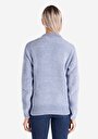 thumb-Afficher les détails de Pull Bleu Regular Fit Manches Longues  Femme