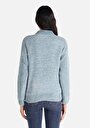 thumb-Afficher les détails de Pull Vert Regular Fit Manches Longues  Femme