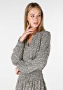 thumb-Afficher les détails de Robe Multicolou Regular Fit    Femme