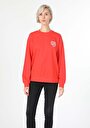 thumb-Afficher les détails de Pull-over Orange Regular Fit  Femme