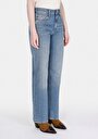 thumb-Afficher les détails de 880 Elisa Pantalon    En Jean Straight Fit Femme