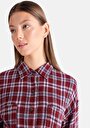 thumb-Afficher les détails de Chemise À Manches Longues Bordeaux Regular Fit   Femme