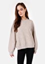 thumb-Afficher les détails de Pull-over Beige Comfort Fit  Femme