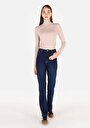 thumb-Afficher les détails de Pull Beige Slim Fit Manches Longues  Femme