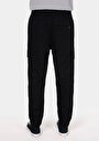 thumb-Afficher les détails de Pantalon Noir Lastikli Medium Rise En Gabardine Slim Fit Homme
