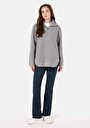 thumb-Afficher les détails de Pull-over Gris Regular Fit  Femme