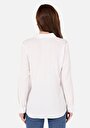 thumb-Afficher les détails de Chemise À Manches Longues Blanc Slim Fit   Femme