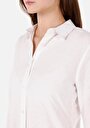 thumb-Afficher les détails de Chemise À Manches Longues Blanc Slim Fit   Femme