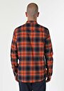 thumb-Afficher les détails de Chemise À Manches Longues Orange Regular Fit   Homme