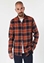 thumb-Afficher les détails de Chemise À Manches Longues Orange Regular Fit   Homme