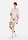 thumb-Afficher les détails de Short Beige Regular Fit Homme