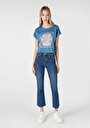 thumb-Afficher les détails de 771 Emery Pantalon Denim Crop Flare High Rise En  Regular Fit Femme