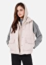 thumb-Afficher les détails de Gilet Beige Regular Fit Femme
