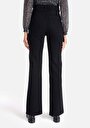 thumb-Afficher les détails de 729 Maggy Pantalon Bleu Slit Hem High Rise En  Regular Fit Femme