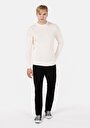 thumb-Afficher les détails de Pull Ecru Regular Fit Manches Longues  Homme
