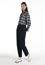 thumb-Afficher les détails de 884 Lauren Pantalon Denim Straight Leg High Rise En  Straight Fit Femme