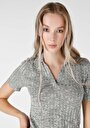 thumb-Afficher les détails de T-shirt À Manches Courtes Gris Regular Fit  Femme