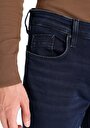thumb-Afficher les détails de 041 Danny Pantalon Bleu Foncé Slim Leg Low Rise En  Slim Fit Homme