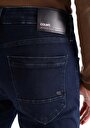 thumb-Afficher les détails de 041 Danny Pantalon Bleu Foncé Slim Leg Low Rise En  Slim Fit Homme