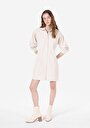 thumb-Afficher les détails de Robe Ecru Slim Fit    Femme