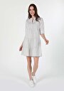 thumb-Afficher les détails de Robe Blanc Regular Fit    Femme