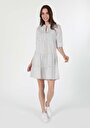 thumb-Afficher les détails de Robe Blanc Regular Fit    Femme