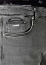 thumb-Afficher les détails de 044 Karl Pantalon Gris Straight Leg Low Rise En  Straight Fit Homme