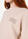 thumb-Afficher les détails de Pull-over Beige Comfort Fit  Femme