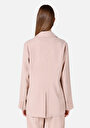 thumb-Afficher les détails de Veste De Blazer Rose Regular Fit Manches Longues  Femme