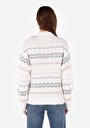 thumb-Afficher les détails de Pull Multicolou Regular Fit Manches Longues  Femme