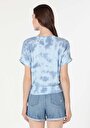 thumb-Afficher les détails de T-shirt À Manches Courtes Bleu Regular Fit  Femme