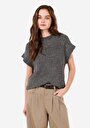 thumb-Afficher les détails de Pull Gris Regular Fit Sans Manches  Femme