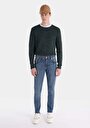 thumb-Afficher les détails de 041 Danny Pantalon Bleu Foncé   En  Slim Fit Homme
