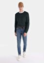 thumb-Afficher les détails de 041 Danny Pantalon Bleu Foncé   En  Slim Fit Homme
