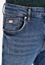 thumb-Afficher les détails de 041 Danny Pantalon Bleu Foncé   En  Slim Fit Homme