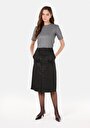 thumb-Afficher les détails de T-shirt À Manches Courtes Gris Slim Fit Droit Femme