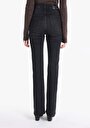 thumb-Afficher les détails de 719 Chrisa Pantalon Bleu Bootcut High Rise En  Regular Fit Femme