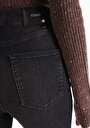 thumb-Afficher les détails de 719 Chrisa Pantalon Bleu Bootcut High Rise En  Regular Fit Femme