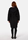 thumb-Afficher les détails de Manteau  Noir Regular Fit Manches Longues Femme