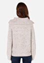thumb-Afficher les détails de Pull Blanc Regular Fit Manches Longues  Femme